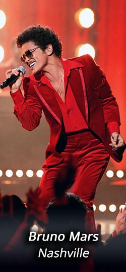 Bruno Mars Nashville Tickets